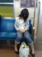 Sleeping On The Subway 07